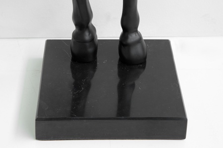 Extravagante vloerlamp BLACK HORSE 130 cm zwart paardenfiguur - Img 7