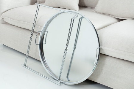 Filigraan salontafel MARRAKESCH 56 cm zilveren dienbladtafel Afneembaar tafelblad - Img 4