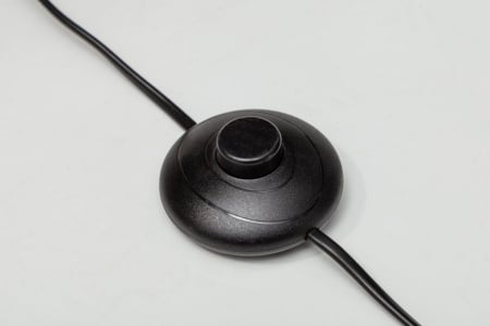 Industriële vloerlamp BLACK STUDIO 160cm zwart goud kantelbare stoffen kap - Img 6