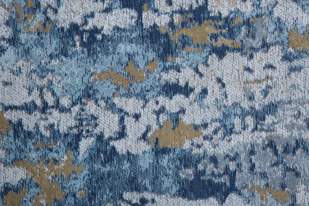Luxe vloerkleed 240x160cm blauw katoen - Img 8