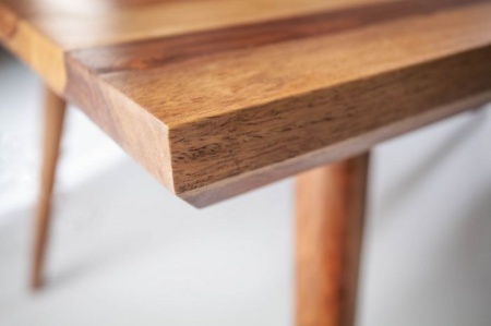 Massieve eettafel MYSTIC LIVING 200cm Sheesham stone finish unieke nerf - Img 4