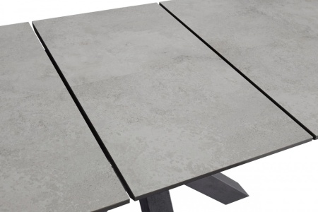 Moderne uitschuifbare eettafel 160-210 cm in keramische look - Img 8