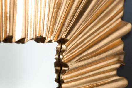 Moderne wandspiegel GOLDEN 96 cm goud met opvallende lijst - Img 5