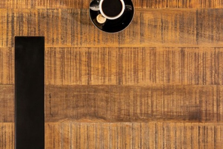 Salontafel Iron Craft 120cm Massief Mango Hout - Img 7