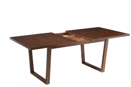 Uitschuifbare Eettafel Rubberhout Bruin 180cm uitschuifbaar 225 cm - Img 7