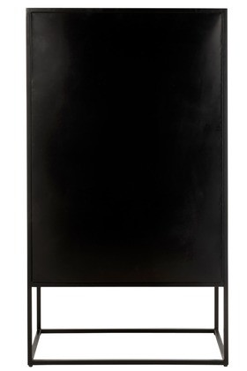 Wandkast /Mango Hout Zwart/Bruin - Img 3