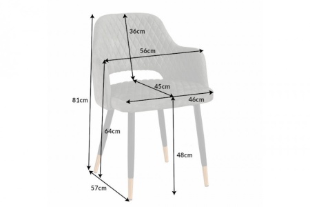 Comfortabele stoel in een elegante Retro stijl - Img 2
