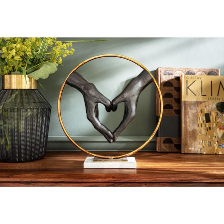Deco Object Elementen Hart Hand 34cm - Img 5