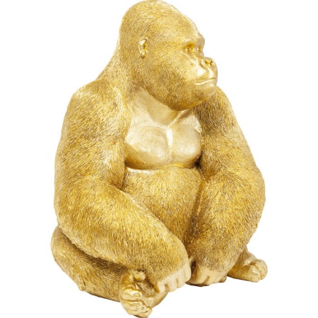 Decoratie figuur Monkey Gorilla Side XL Goud - Img 4