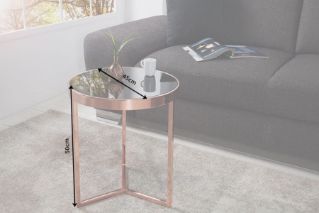 Design koperzwart salontafel Original ASTRO 45cm - Img 5