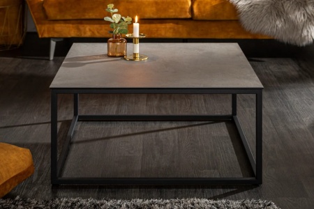 Design salontafel SYMBIOSE 75cm grijs keramiek in betonlook - Img 4