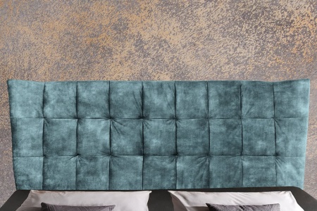 Design tweepersoonsbed BOUTIQUE 180x200cm petrol fluweel kingsize bedframe - Img 4