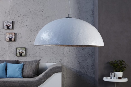 Elegante design hanglamp 50cm wit zilver hanglamp - Img 2