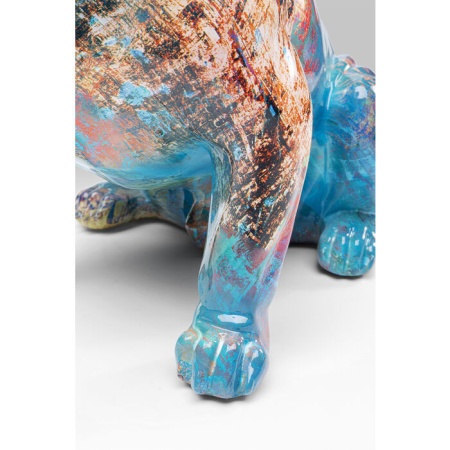 Gekleurde Deco Figuur Bulldog met zonnebril - Img 3