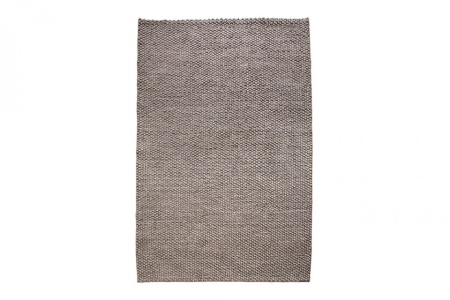 Handgemaakt vloerkleed WOOL 240x160cm antraciet bruin gemaakt van wol - Img 7