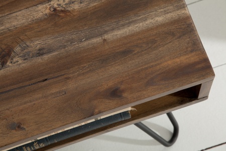 Handgemaakte salontafel SCORPION 110 cm acacia haarspeldpoten - Img 5