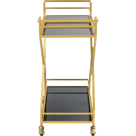 Kare Design Bar Trolley Piramides Glas Gehard veiligheidsglas Gekleurd - Img 7
