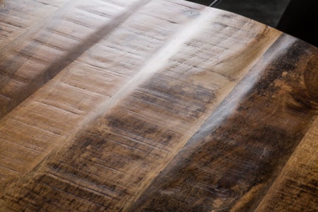 Massieve eettafel Rond 120 cm naturel mangohout - Img 5