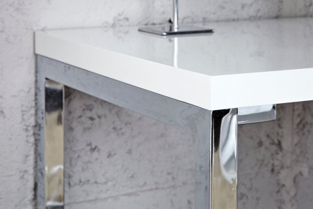 Modern bureau Hoogglans WIT 120 cm - Img 7