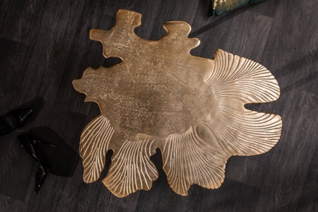 Salontafel Goud in een filigraan Bladmotief Leaf 57 cm - Img 4