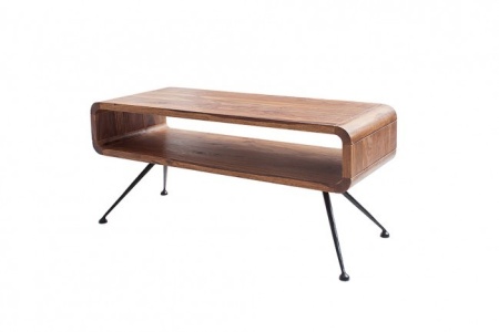 Salontafel Sheeshamhout Retro Design 100 cm - Img 6