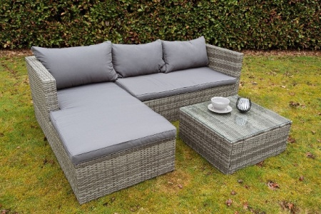 Tuin lounge hoekbank set, 2-delig - Img 7