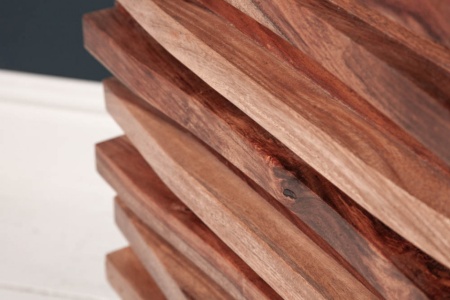 Tv Meubel massiev sheeshamhout RELIEF 150 cm met een uitgewerkte voorkant - Img 7