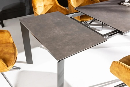 Uitschuifbare eettafel X7 180-240cm antraciet keramisch blad modern design - Img 5