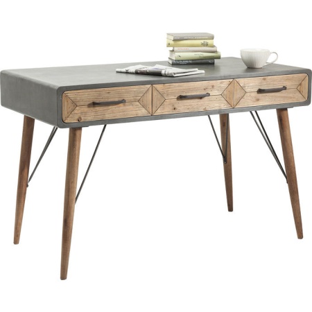 Bureau X Factory 3 Drw 120x60cm - Img 3