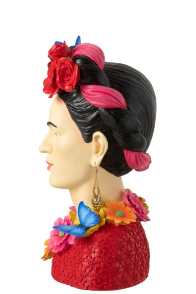 Buste Frida Kahlo Polyresine Large 40cm - Img 4