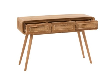 Console Teak Hout Naturel 100cm - Img 7
