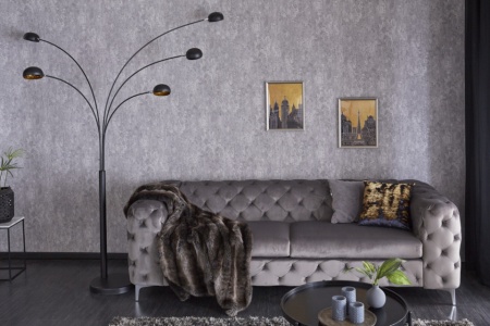 Design booglamp met vijf zwenkbare elementen 210 cm zwart gouden vloerlamp met marmeren voet - Img 5