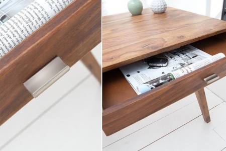Design Bureau met Lade Massief Sheesham Hout 117 cm - Img 5