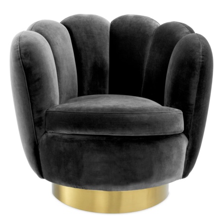 Draai Stoel SWIVEL MIRAGE van EICHHOLTZ donkergrijs/zwart - Img 3