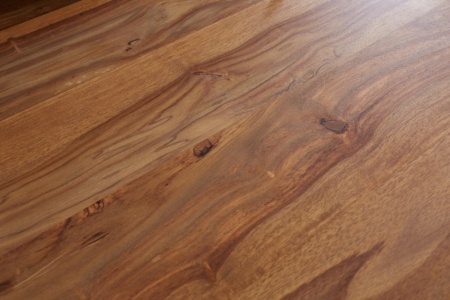 Eettafel massief Sheeshamhout 140 cm industrieel design - Img 7