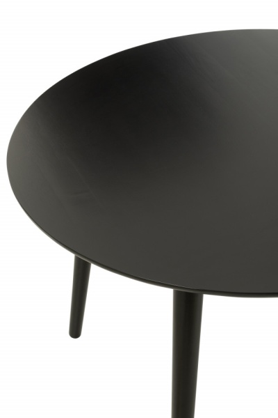 Eettafel Vintage Rond Hout Zwart 105 - Img 4