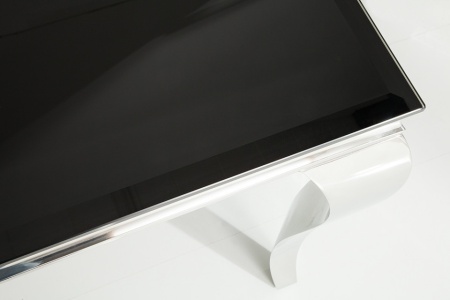 Elegante design eettafel MODERN BAROK 200cm zwart roestvrijstalen opaal glazen tafelblad - Img 8