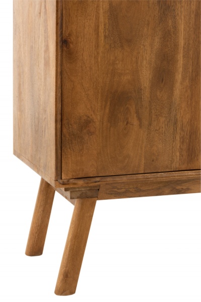 Kabinet Carter 4deuren Mango Hout Bruin H158cm - Img 3