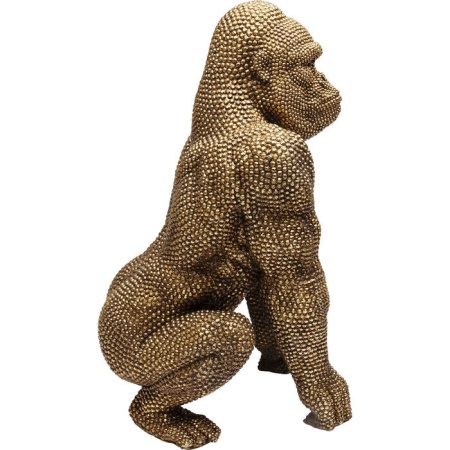 Kare Design Decoratie Beeld Gorilla Goud 80cm - Img 7