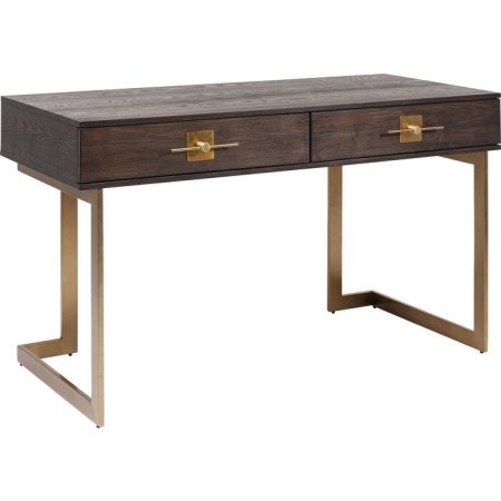 Luxe Bureau Osaka 138x60cm met messing frame - Img 3