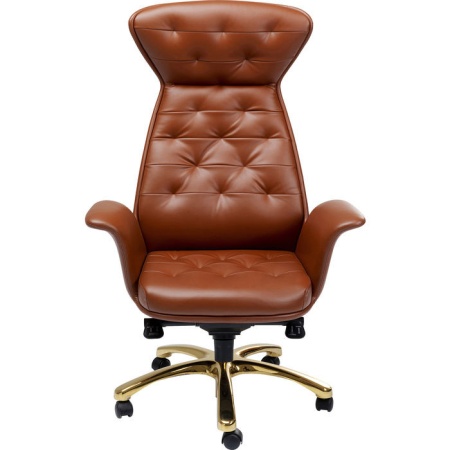 Luxe Bureaustoel messing model Brady Draagvermogen tot 500 kg - Img 2