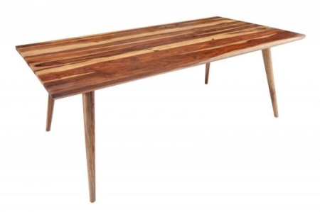 Massieve eettafel MYSTIC LIVING 200cm Sheesham stone finish unieke nerf - Img 6