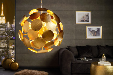 Moderne design hanglamp INFINITY HOME 65cm gouden hanglamp