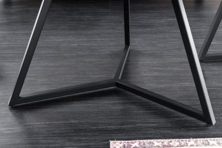 Moderne salontafel 90 cm taupe zwart marmer metaal keramiek gemaakt in Italië - Img 5