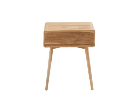 Nachtkast Teak Hout Naturel - Img 3