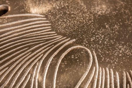 Salontafel Goud in een filigraan Bladmotief Leaf 57 cm - Img 5