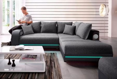 Salontafel wit hoogglans 110cm met opbergmogelijkheden - Img 2