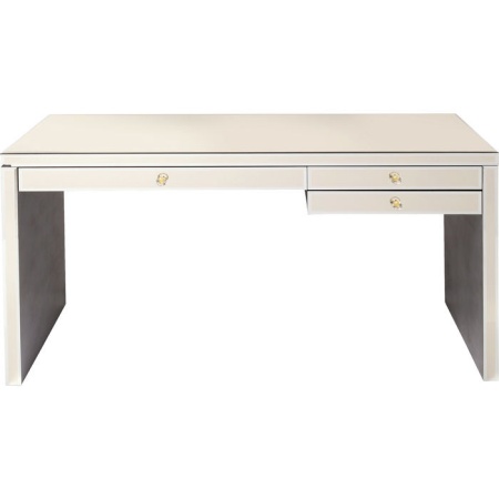 Spiegelend Bureau Luxe Champagne 140x60cm - Img 5