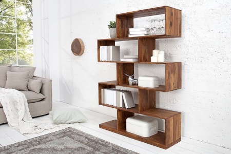 Stevige plank MAKASSAR XL 150 cm Boekenplank met sheesham steenafwerking - Img 2