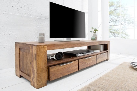 Tv Meubel Massief Sheeshamhout 170cm - Img 2